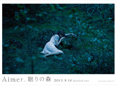 希少】 Aimer 眠りの森 直筆サイン入ポスター